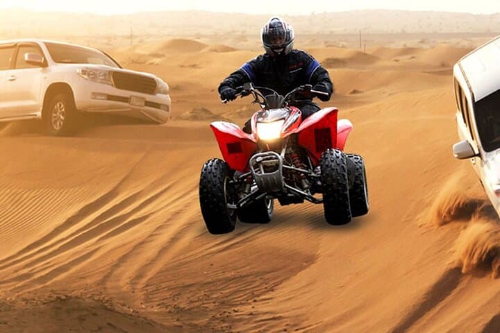 Red-Dunes Morning Desert Safari: Quad Biking, Dune Bashing & Sandboarding at Sunrise photo 2