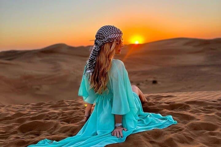 Private Dubai Desert Safari: Dune Bashing, Sunset Camp & Live Show photo 3