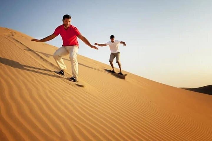 Private Morning Desert Safari with Sandboarding & Dune Bashing in Lahbab photo 5