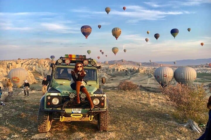 Cappadocia Jeep Safari: Sunrise & Sunset Jeep Tour with Champagne Celebration photo 4