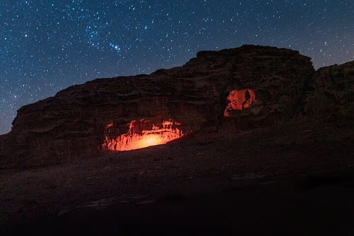 Wadi Rum Cave Camping & Half-Day Jeep Tour — Bedouin Sunset and Sandboarding photo 6