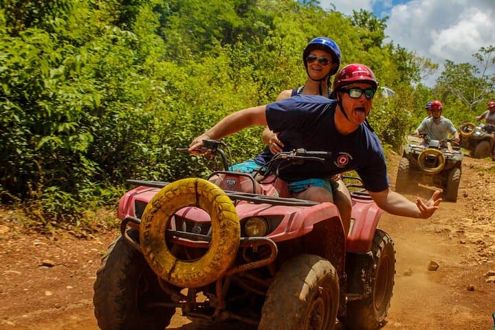 Riviera Maya Adrenaline Park: ATVs, Ziplines & Cenote Swim from Cancun