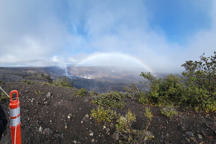 Hilo to Volcano National Park Day Tour — Rainbow Falls, Pele’s Pathway & Local Flavors