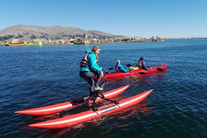 Water Bike to Uros Floating Islands on Lake Titicaca from Puno photo 4