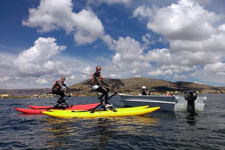 Water Bike to Uros Floating Islands on Lake Titicaca from Puno photo 3