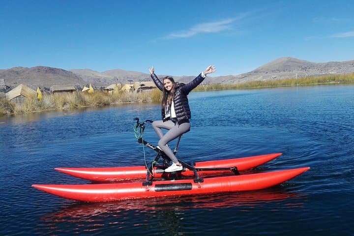 Water Bike to Uros Floating Islands on Lake Titicaca from Puno photo 2