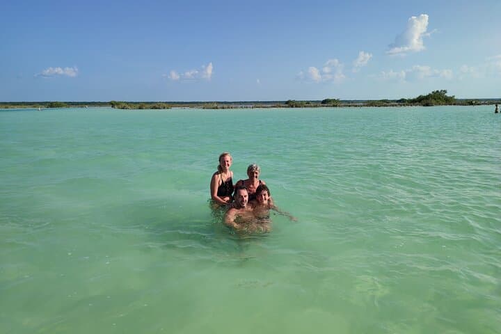 Slow Sailing Bacalar: Wind-Powered Lagoon Cruise to Cenotes and Bird Island photo 6