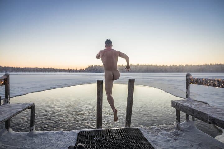 Fire, Ice & BBQ: Authentic Finnish Sauna on an Arctic Lake near Rovaniemi photo 1