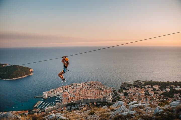 Soar Over Dubrovnik: Srđ Hill Zipline with Old Town Views