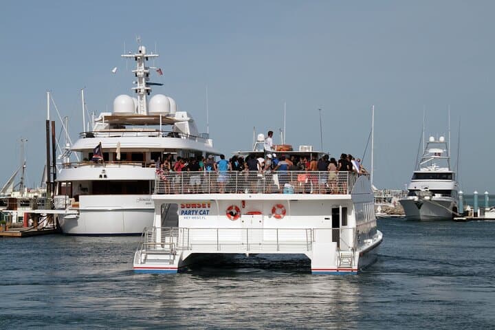 Key West Catamaran: Morning Reef Snorkel and Sunset Dinner Cruise with Open Bar photo 3