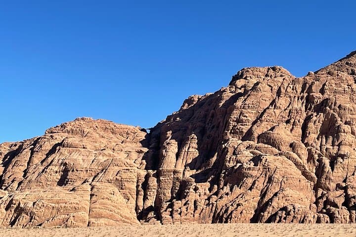 Wadi Rum Jeep and Camel Overnight: Sunset Dunes, Canyons & Bedouin Camp photo 6