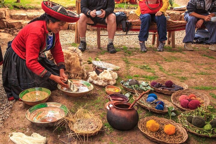 Exploring Maras Salt Mines, Moray Terraces & Chinchero Textiles from Cusco photo 5