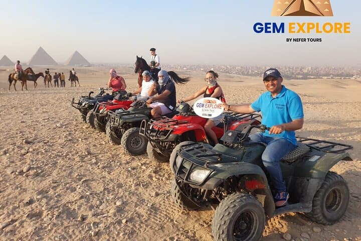 Giza Pyramids, Sphinx, Camel Ride & Desert ATV: Half-Day Private Tour from Cairo photo 3