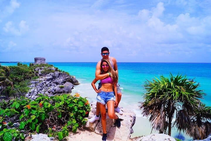 Deluxe Tulum Day Tour: Tulum, Coba, Cenote Swim & Playa del Carmen photo 4