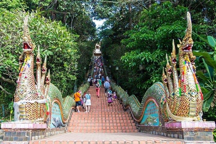 Doi Suthep and Hmong Village Half-Day: Chiang Mai Temple, 306 Steps & Cultural Visit photo 3