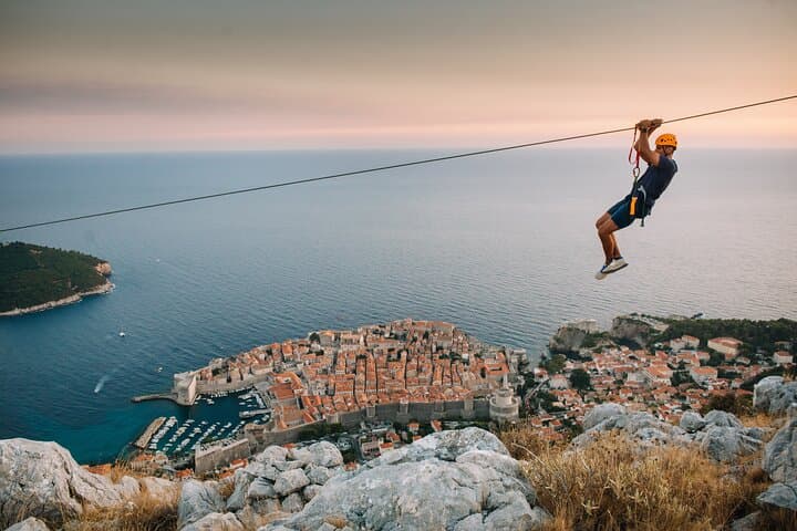 Sunset Zipline Dubrovnik: Srđ Hill Zipline Over Old Town and the Adriatic photo 1