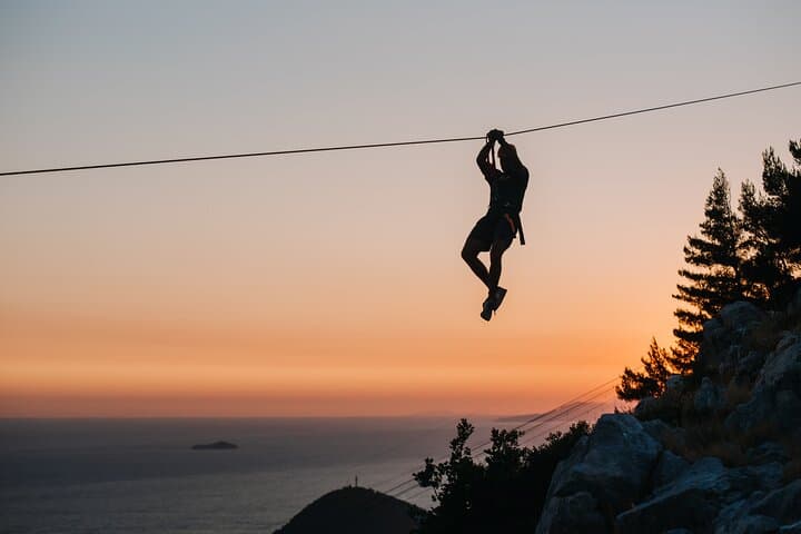 Sunset Zipline Dubrovnik: Srđ Hill Zipline Over Old Town and the Adriatic photo 2