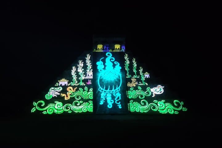 Private Starlit Chichen Itza Night Tour and Cenote Cave Swim with Dinner photo 6