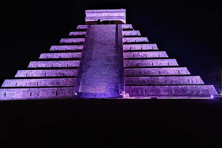 Private Starlit Chichen Itza Night Tour and Cenote Cave Swim with Dinner photo 4