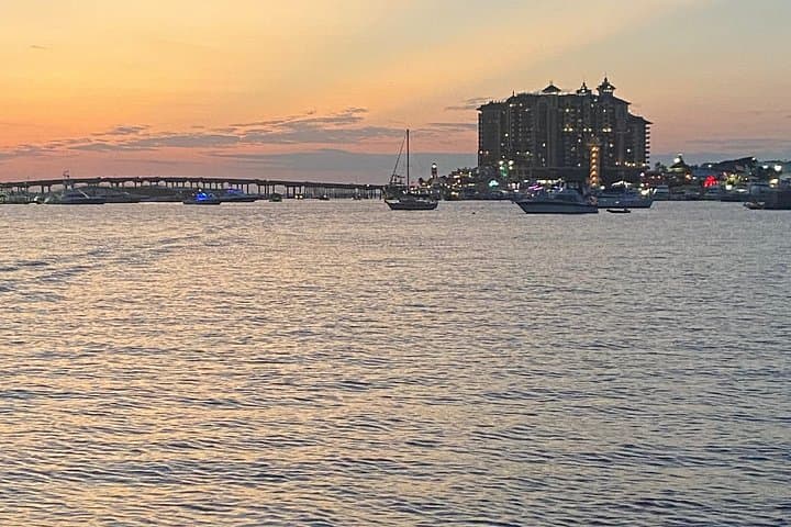 Private Destin Sunset Cruise: Dolphin-Watching Eco Tour for Up to 6 photo 1