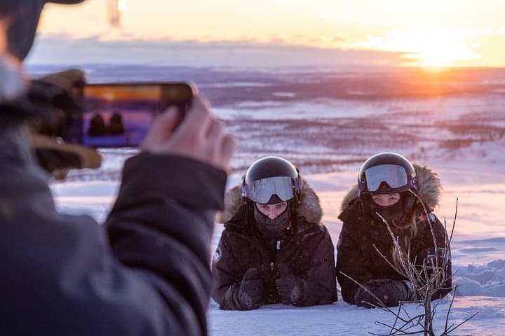 Snowmobile Safari to Lapland Viewpoint — Kiruna Arctic Half-Day Adventure photo 6