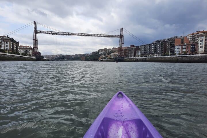 Paddle Beneath the Bizkaia Bridge: Private Kayak Tour along the Getxo Coast