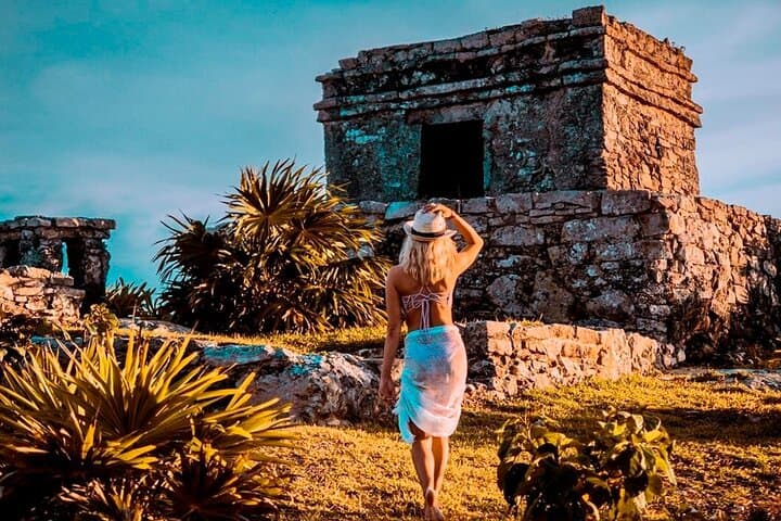 Deluxe Tulum Day Tour: Tulum, Coba, Cenote Swim & Playa del Carmen