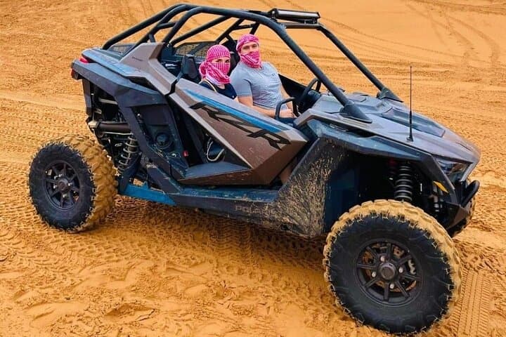 Sharjah Dune Buggy Safari: 2-Seater Polaris 1000cc Desert Drive & Sunset Camp