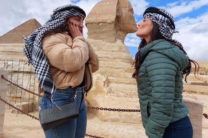 Giza Pyramids, Sphinx & Valley Temple with Nile Dinner Cruise — Private Day Tour from Cairo photo 2