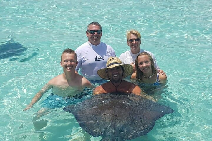 Stingray City Private Charter: 34ft Express Cruiser Snorkel & Starfish Point from West Bay photo 6
