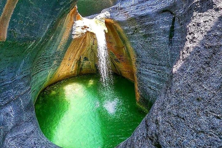 Full-Day Wadi Dham Adventure from Muscat — Swim, Scramble & Rope Descent photo 2