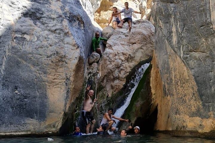 Full-Day Wadi Dham Adventure from Muscat — Swim, Scramble & Rope Descent photo 6