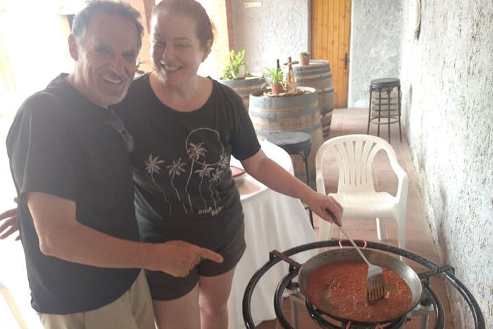 Sitges Paella Class, Winery Tour & 10 km Vineyard Bike Ride photo 5