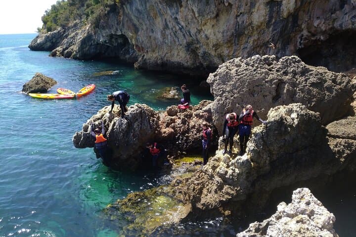 Arrábida Kayak & Coasteering Adventure from Lisbon: Sea Caves, Cliff Jumps & Beach Lunch photo 5