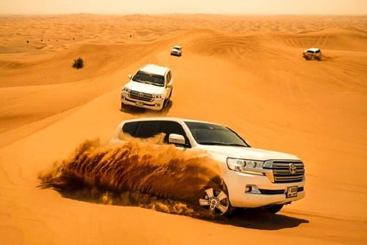 Dubai Red Dune Safari: Private Dune Bashing, Quad Biking & Arabian Evening