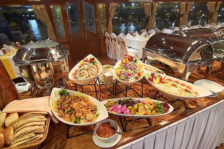 Dubai Dhow Dinner Cruise & Miracle Garden: Evening Buffet, Burj Khalifa and City Tour photo 3