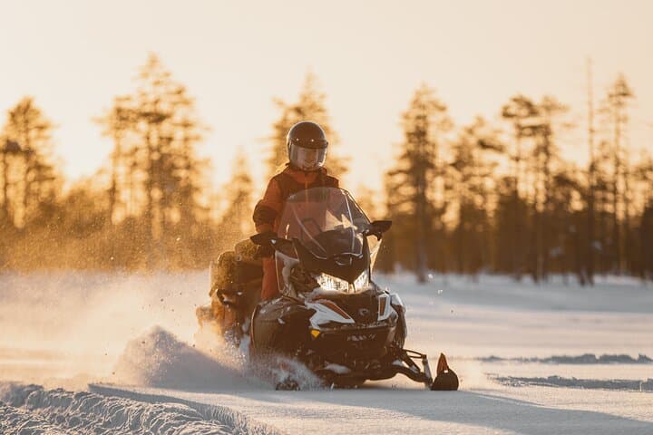 Full-Day Snowmobile Safari in Rovaniemi — Explore the Lappish Wilderness