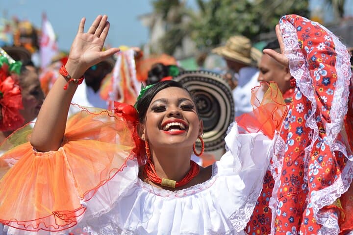 Front-Row at Batalla de Flores: Barranquilla Carnival Parade Experience