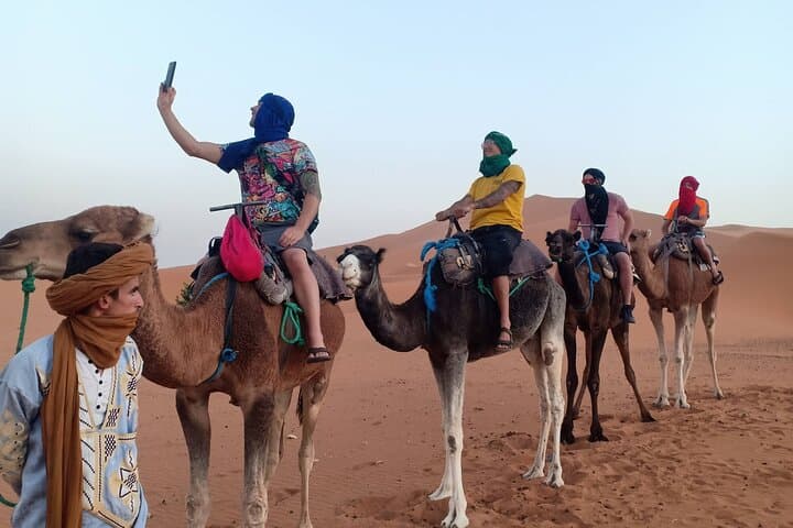 3-Day Merzouga Desert Tour from Marrakech: Luxury Camp, Camel Trek & Atlas Pass