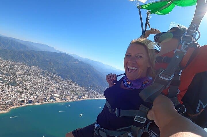 Tandem Skydive Over Puerto Vallarta with Beach Landing — 10,000 ft Freefall photo 3