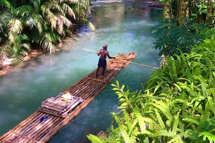 Great River Bamboo Rafting and Limestone Massage From Montego Bay
