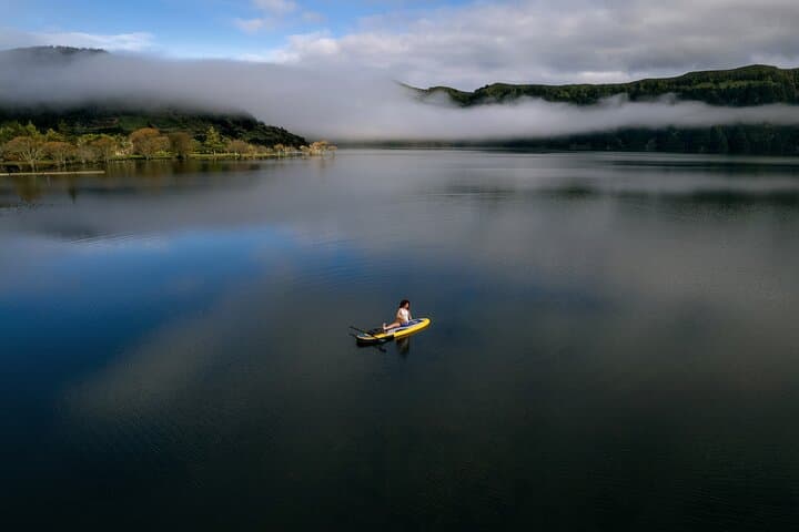 Private SUP Yoga on Lagoa das Sete Cidades — Stand-Up Paddle & Meditation