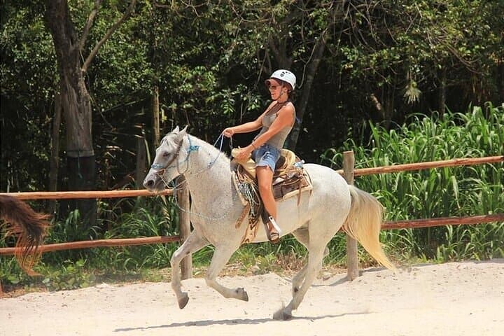 Tulum Full-Day Jungle Adventure: ATVs, Ziplines, Horses & Cenote with Lunch photo 5