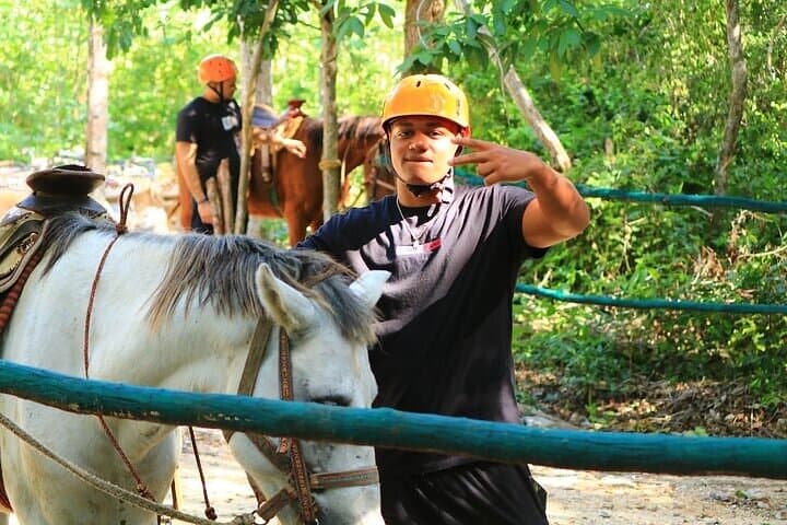 Tulum Full-Day Jungle Adventure: ATVs, Ziplines, Horses & Cenote with Lunch photo 6