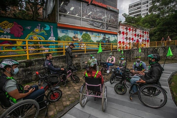 Medellín Downtown Accessibility Tour on the MATT Electric Tricycle