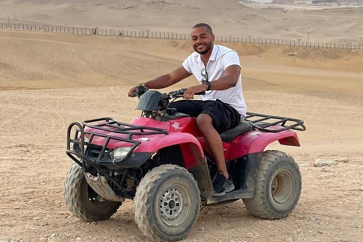 Giza Plateau Sunset ATV & Camel Safari — Quad Bike and Camel Ride from Cairo photo 3