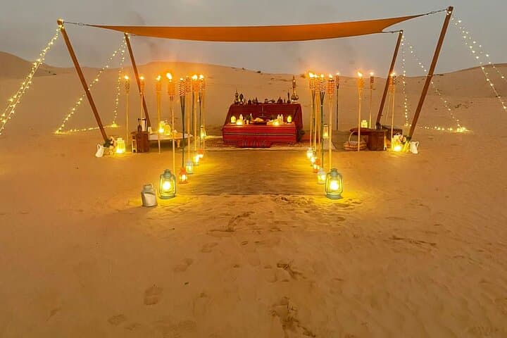 Private Dubai Desert BBQ: Sunset Dune Drive & Exclusive Camp Dinner photo 6