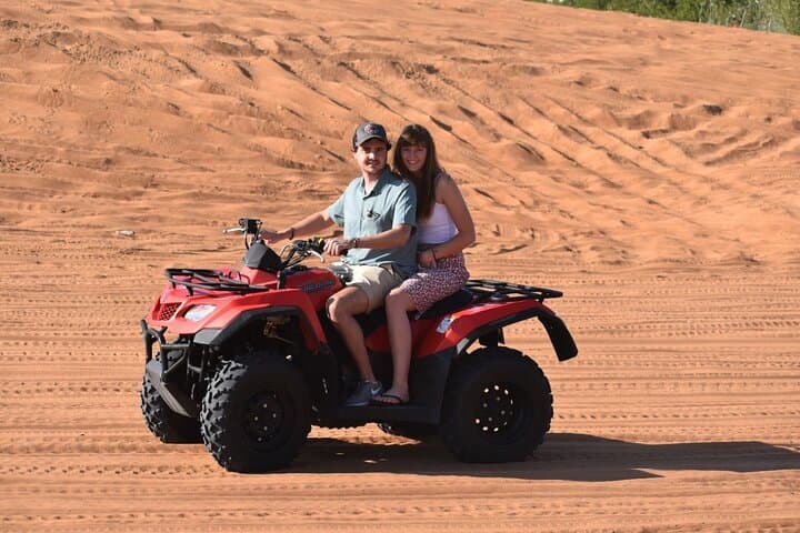 Dubai Desert Quad Bike Safari with Camel Ride and BBQ Dinner photo 3