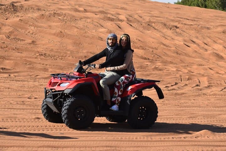 Dubai Desert Quad Bike Safari with Camel Ride and BBQ Dinner photo 5