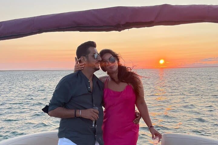 Sunset Proposal Cruise on Ria Formosa: Private Catamaran Romance from Faro photo 2